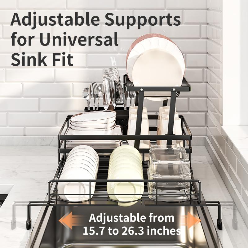 Foldable Over Sink Dish Drying Rack